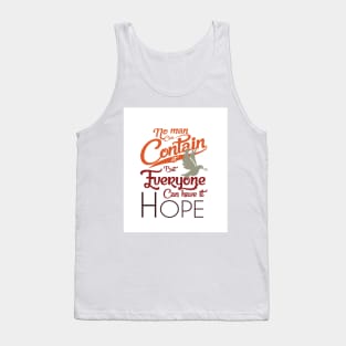 'No Man Can Contain It' Food and Water Relief Shirt Tank Top